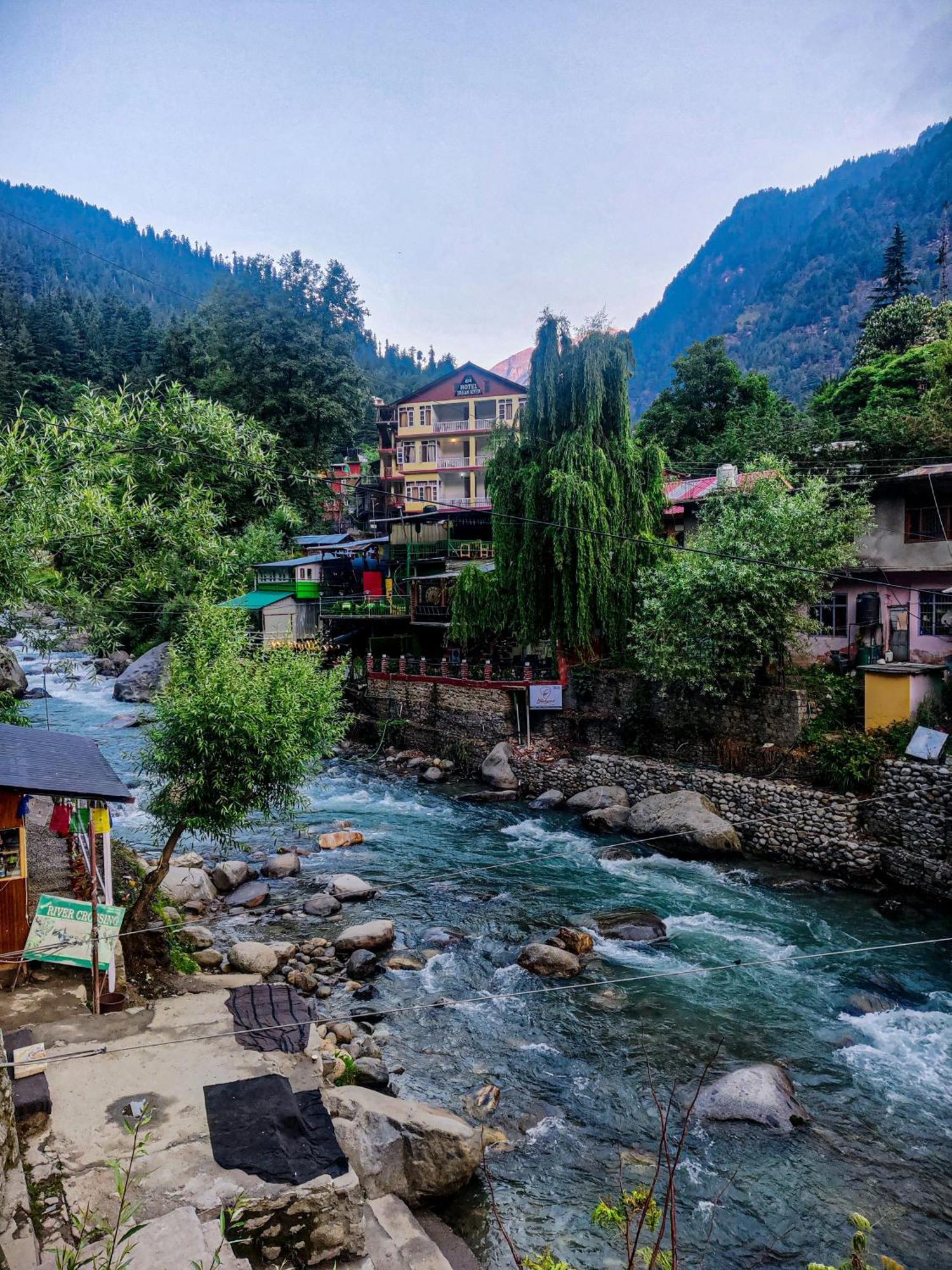Hostel 360 Degree, Riverside Stay, Old Manali Zewnętrze zdjęcie